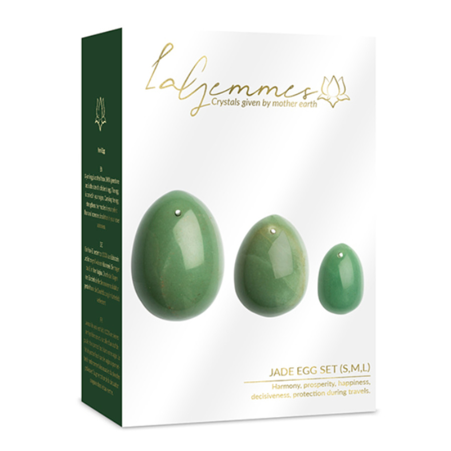 La Gemmes - Yoni Ei Set Jade Kegel Trainers (S/M/L) Toys for Her